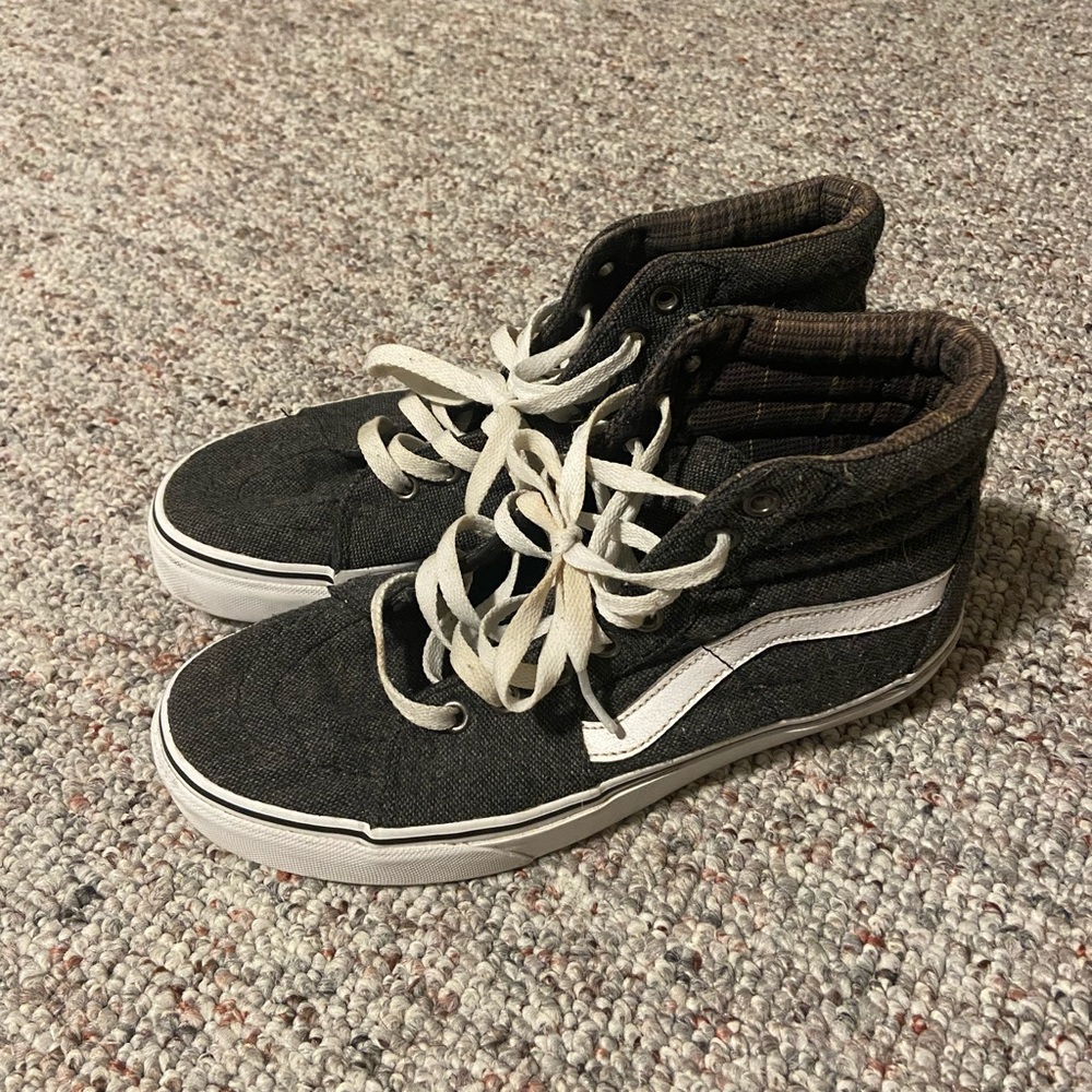 Grey Vans High Top size 8